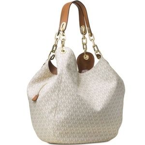 Michael kors signature Fulton large vanilla